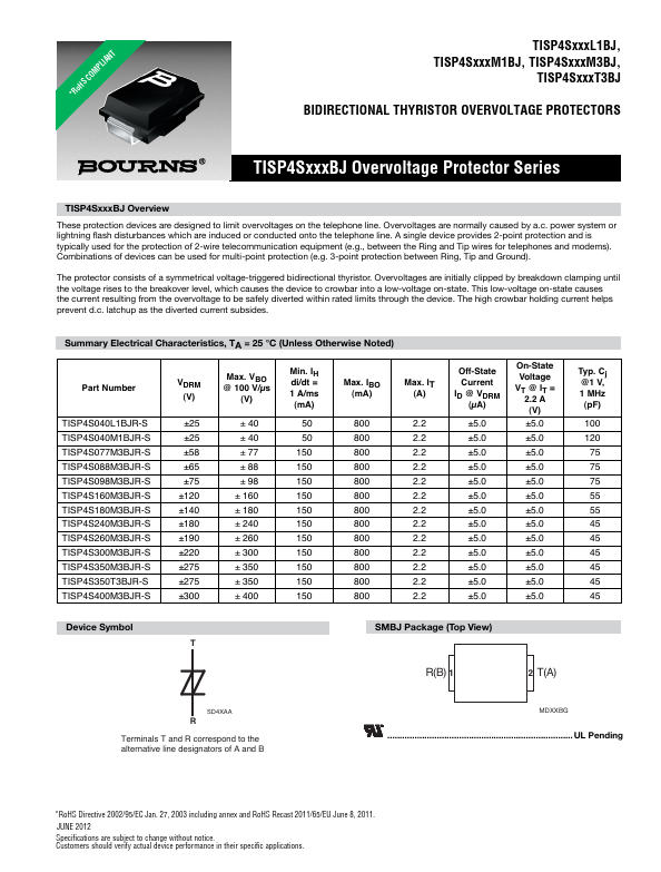 TISP4S077M3BJR-S