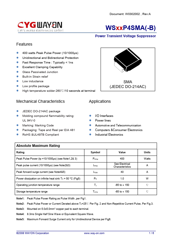 WS60P4SMA-B