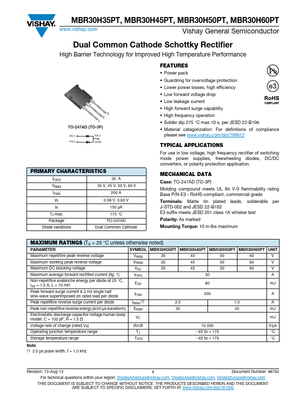 MBR30H60PT