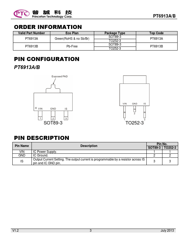 PT6913A