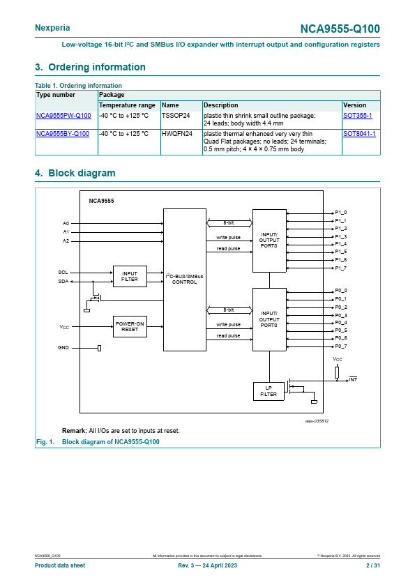 NCA9555-Q100