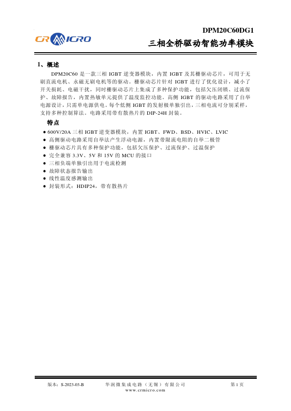 DPM20C60DG1 Datasheet Preview
