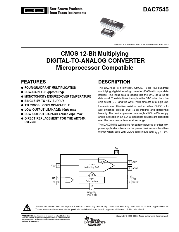 DAC7545