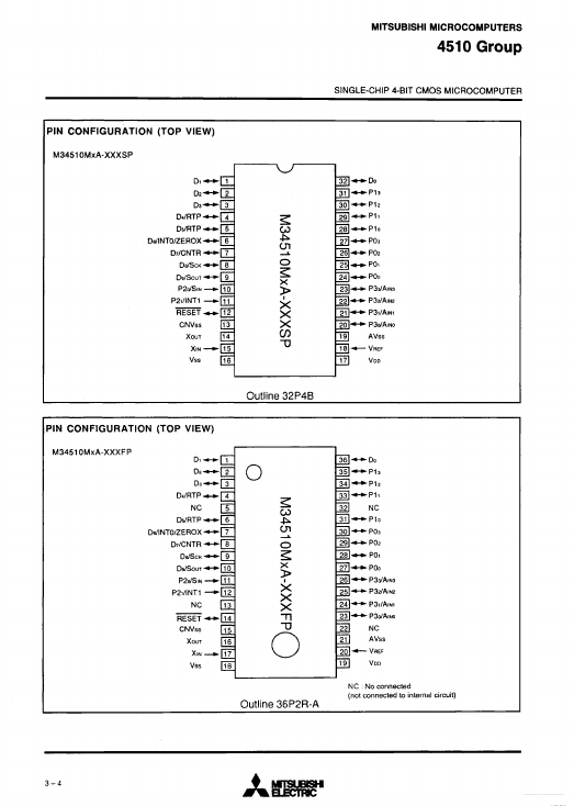 M34510M2A-xxxFP