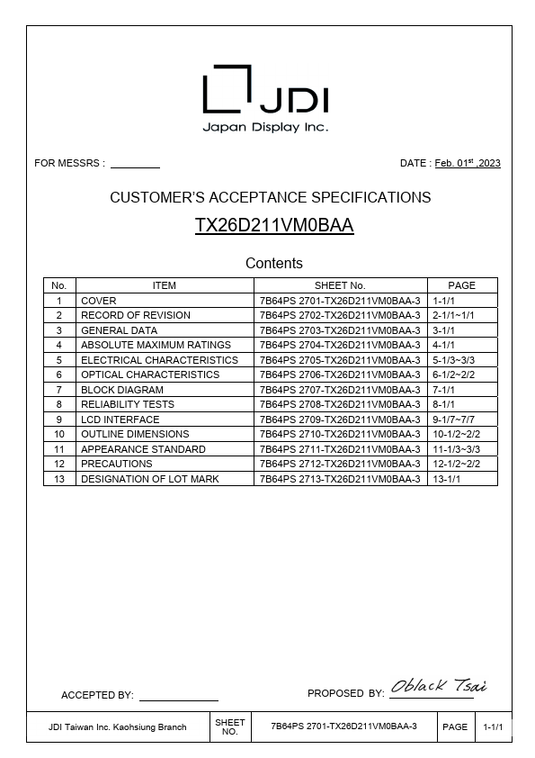  Datasheet Preview Page 1
