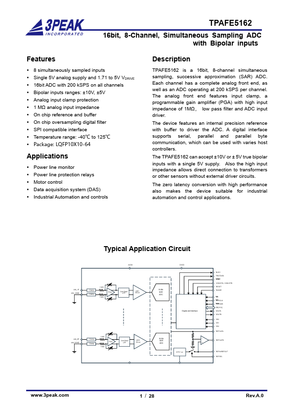 TPAFE5162 Datasheet Preview