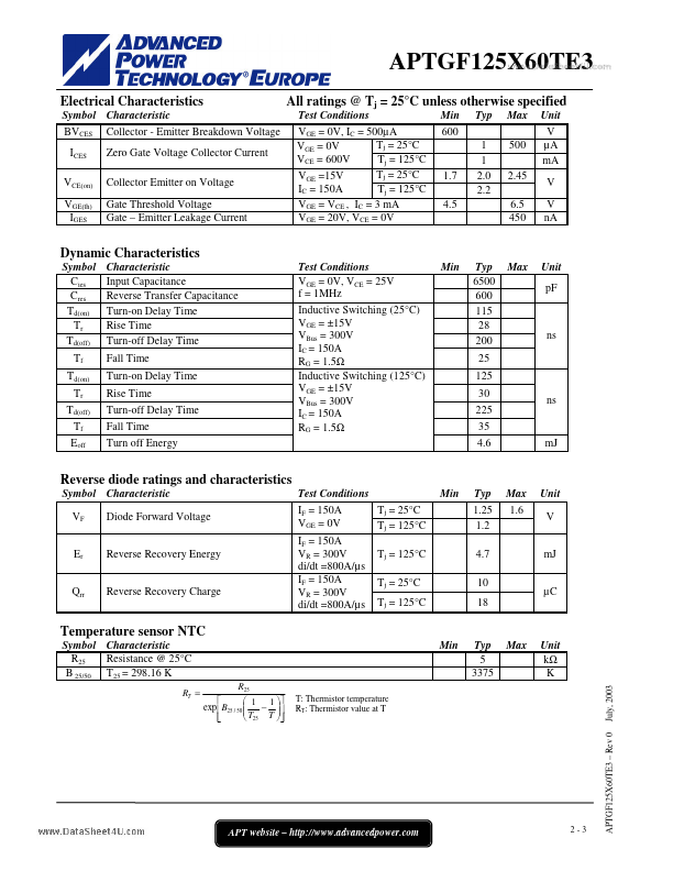 APTGF125X60TE3