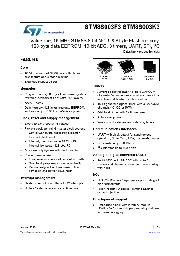 STM8S003K3