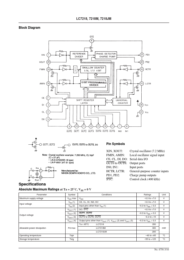 LC7218M