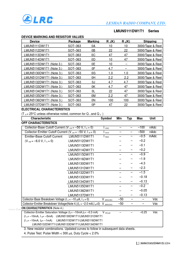 LMUN5137DW1T1