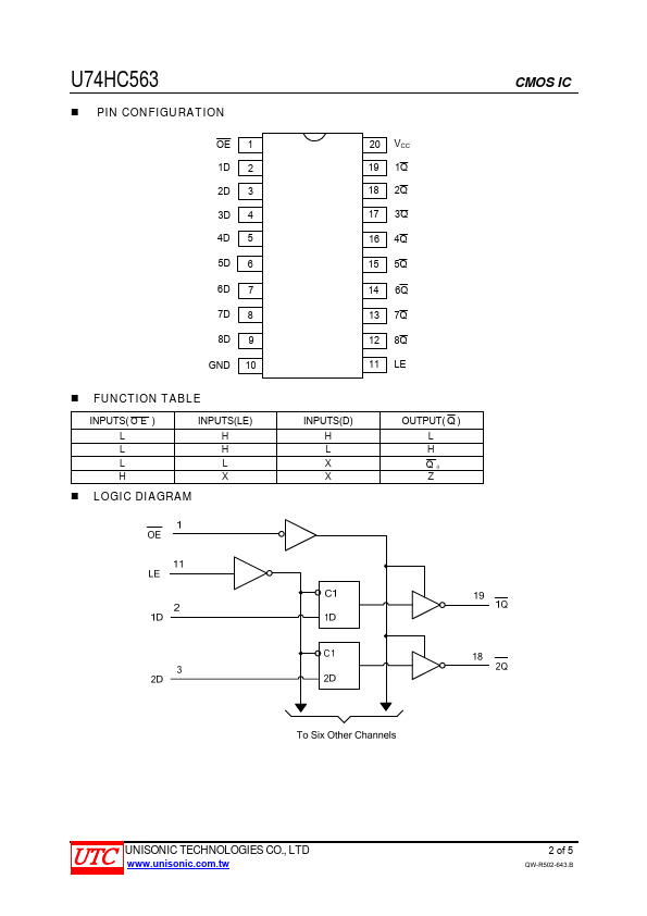 U74HC563