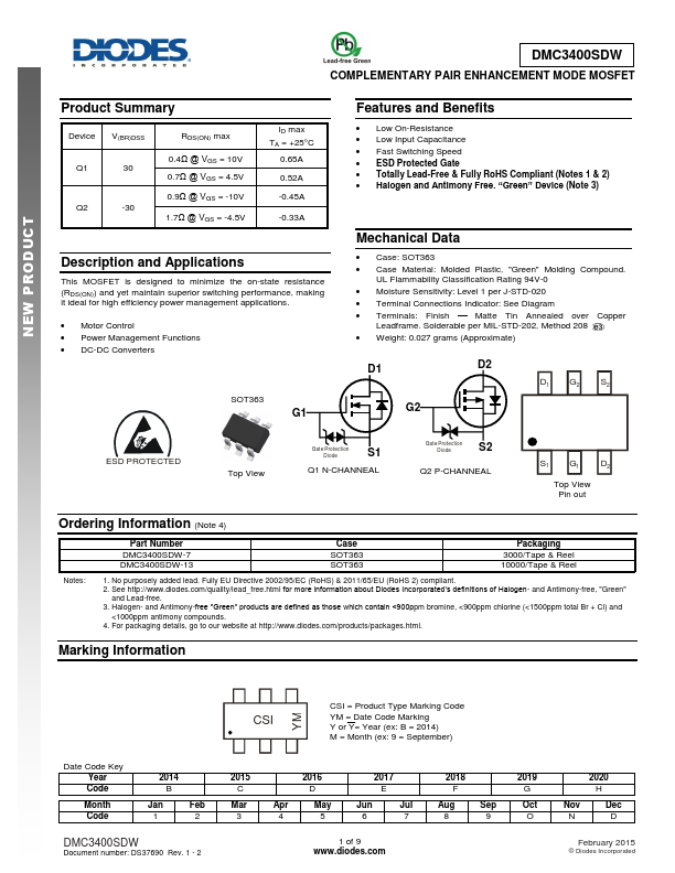 DMC3400SDW