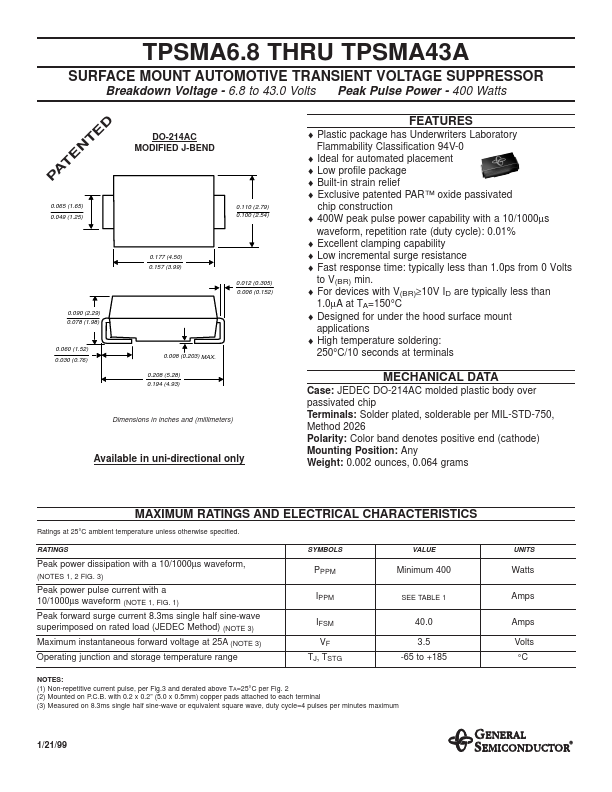 TPSMA9.1A