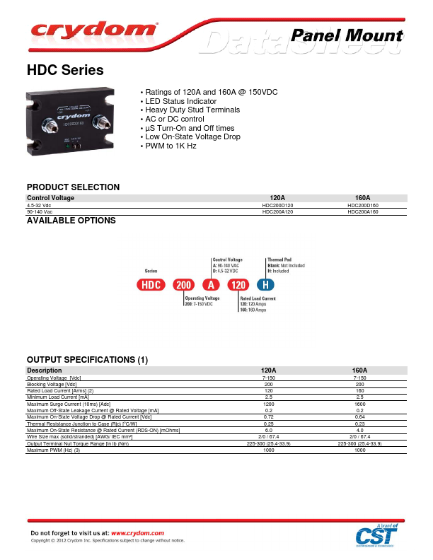 HDC200A160
