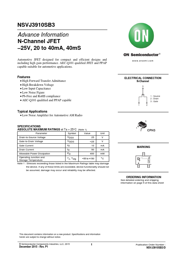 NSVJ3910SB3