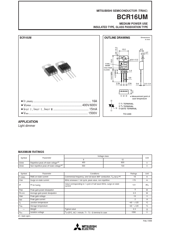 BCR16UM