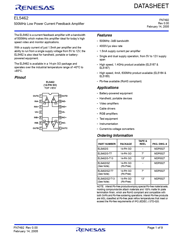 EL5462IS