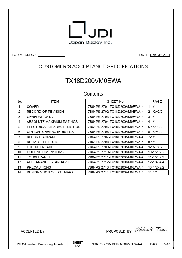 TX18D200VM0EWA Datasheet Preview