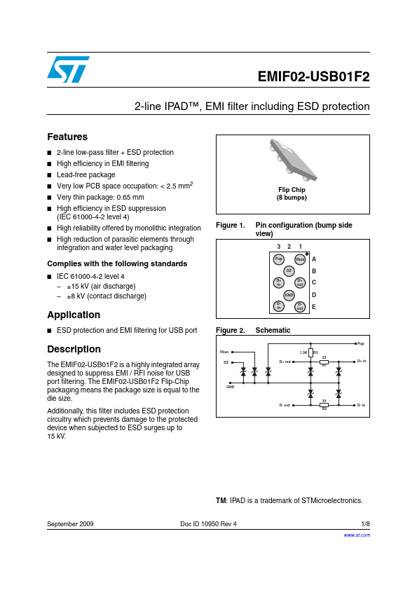 EMIF02-USB01F2