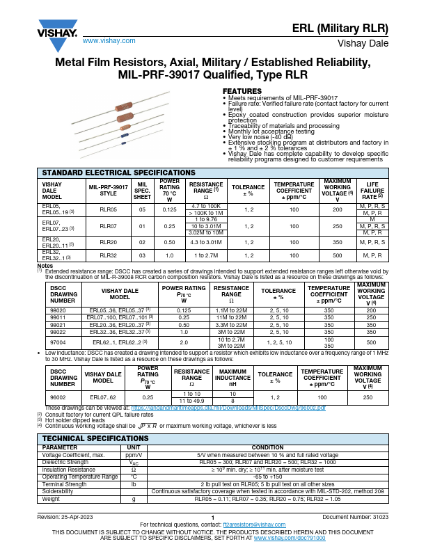 ERL05 Datasheet Preview