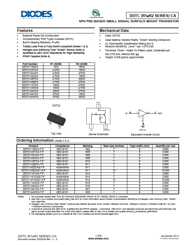 DDTC113ZCA