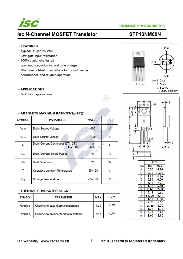 STP13NM60N