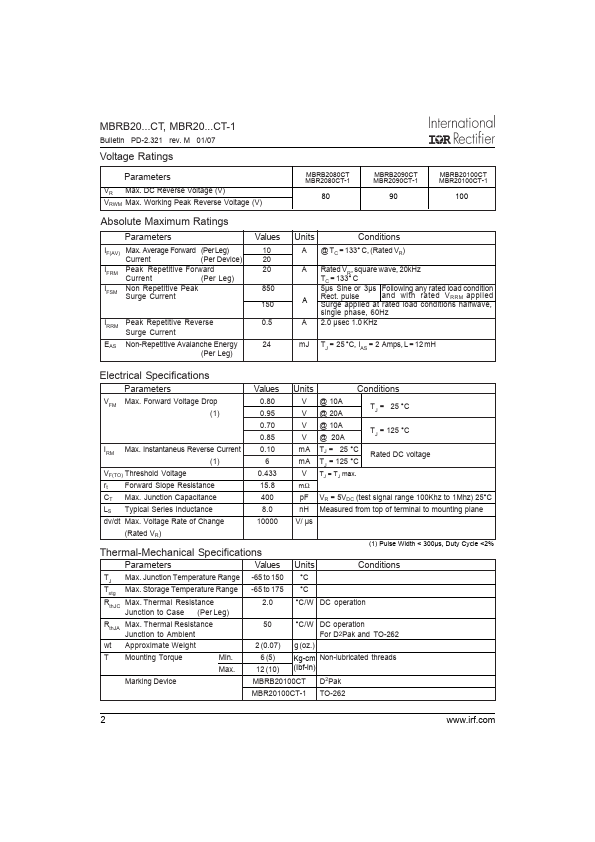 MBRB2080CT-1