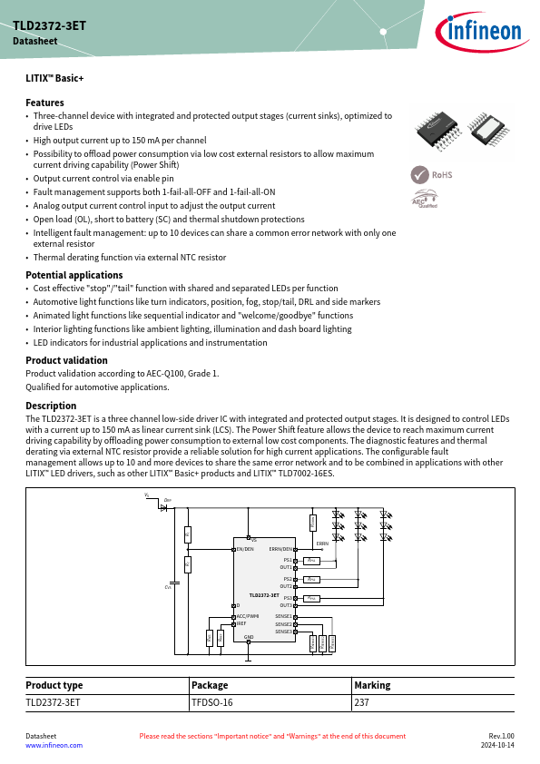 TLD2372-3ET Datasheet Preview