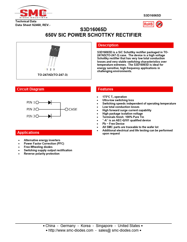 S3D16065D Datasheet Preview