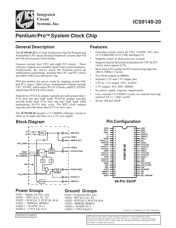 ICS9148-20