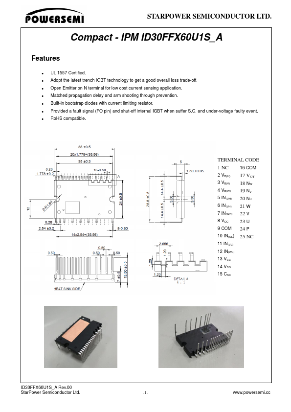 ID30FFX60U1S_A Datasheet Preview