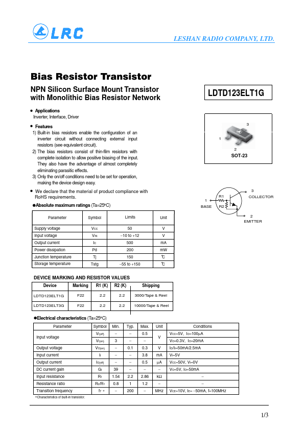 LDTD123ELT1G