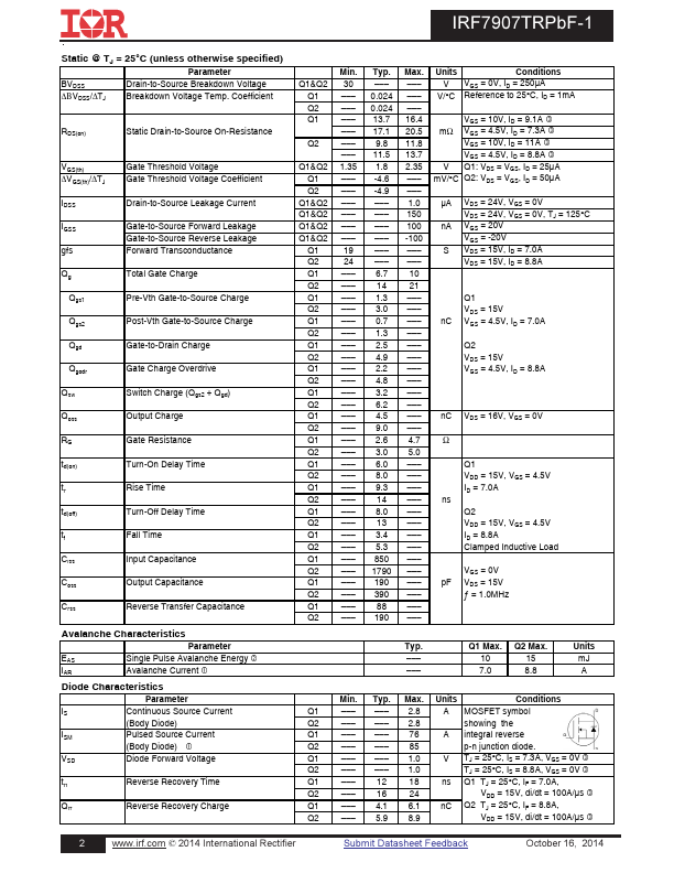 IRF7907TRPBF-1