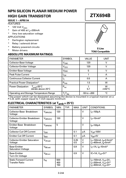 ZTX694B