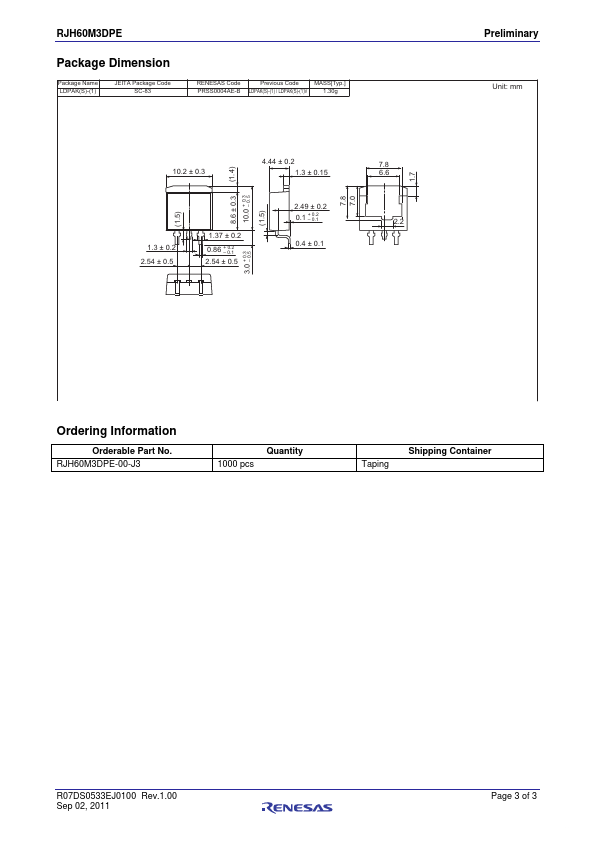 RJH60M3DPE