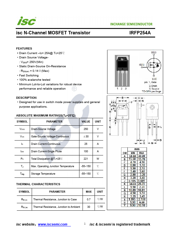 IRFP254A