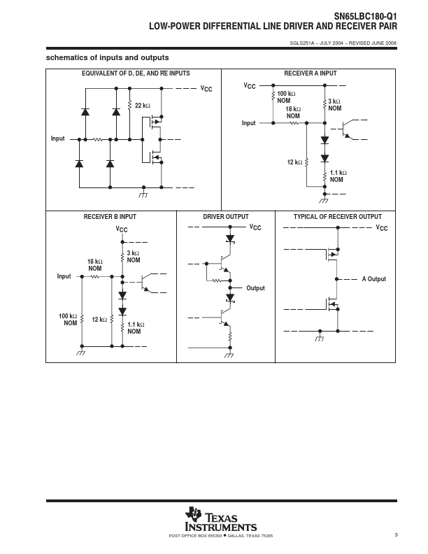 SN65LBC180-Q1