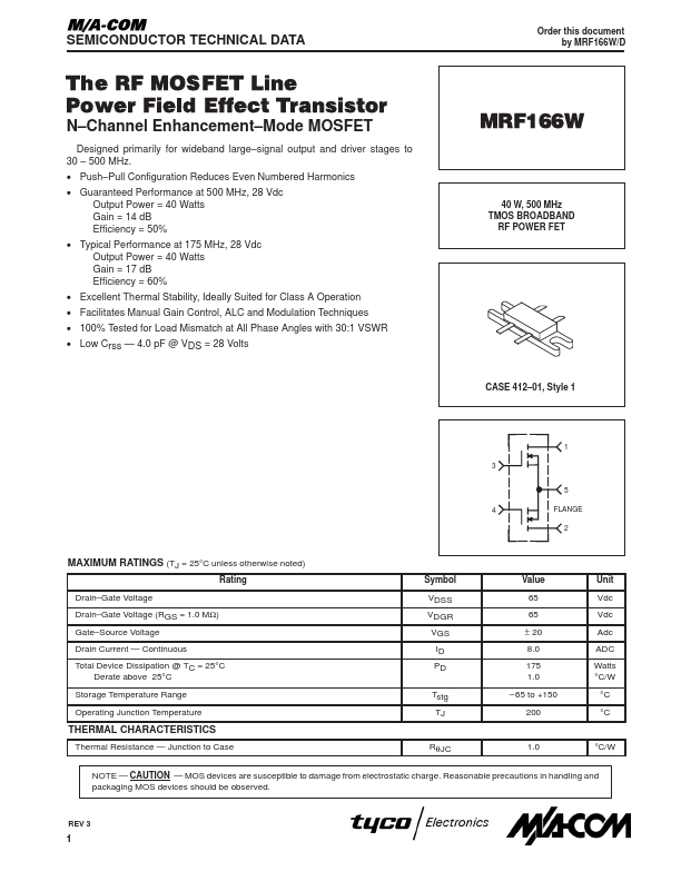 MRF166W