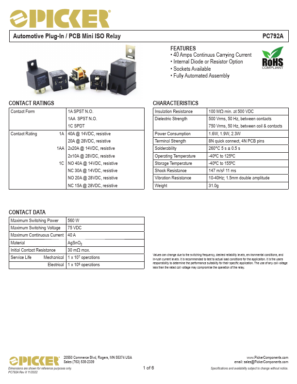 PC792A Datasheet Preview