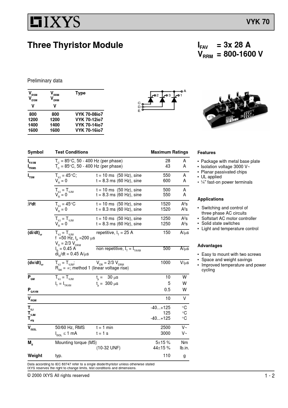 VYK70-14IO7