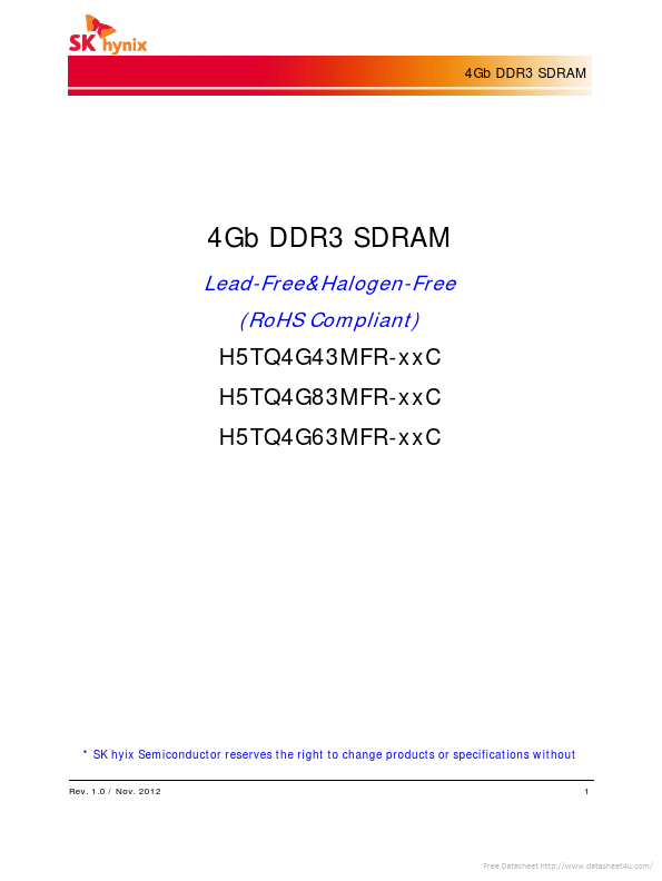 H5TQ4G43MFR-xxC