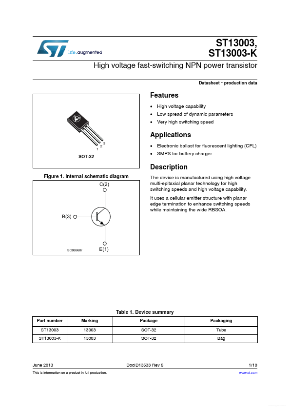 ST13003-K