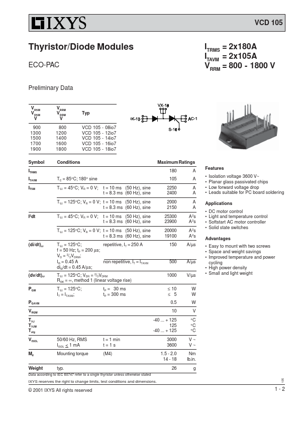 VCD105-12IO7