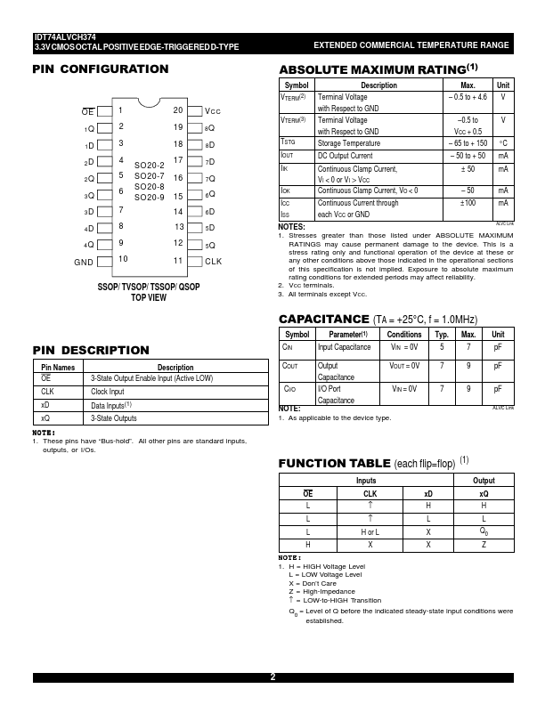 IDT74ALVCH374