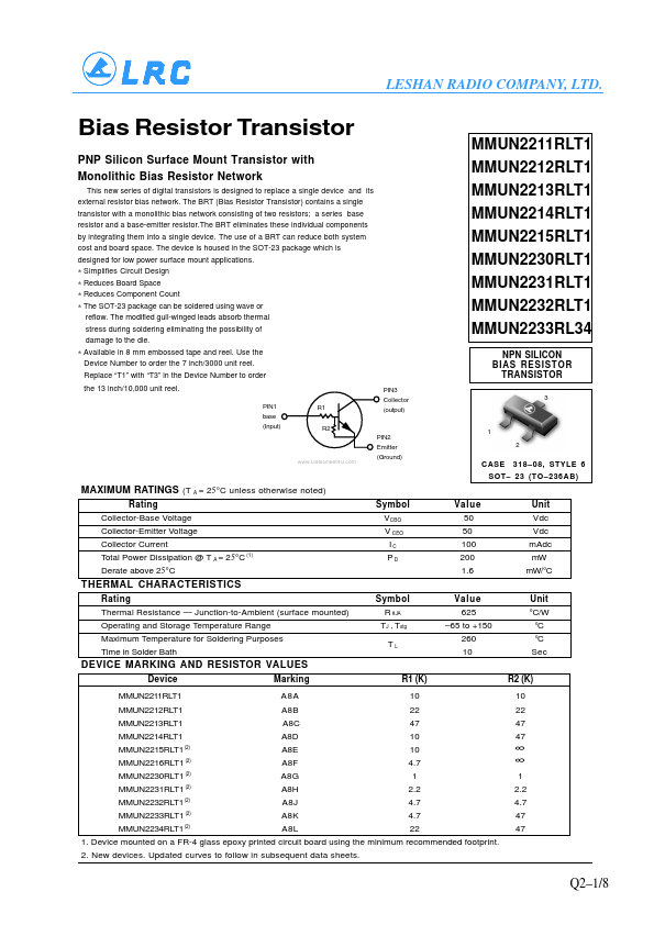 MMUN2212RLT1