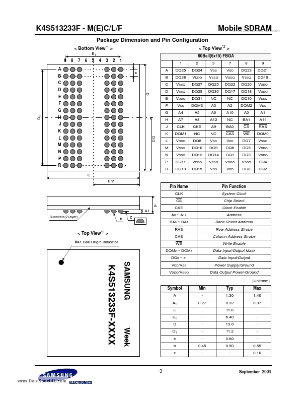 K4S513233F-MF