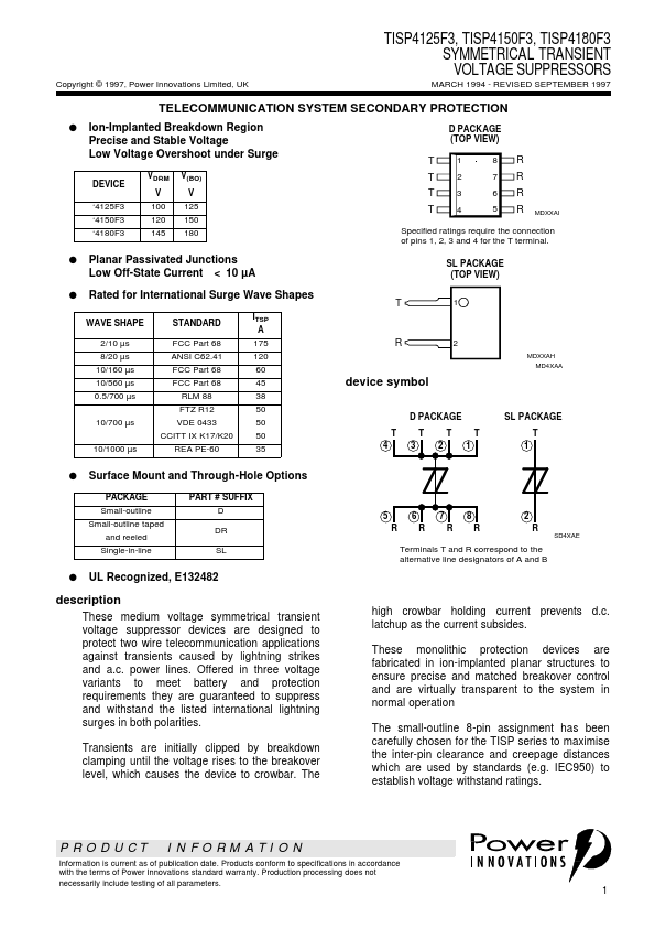 TISP4150F3