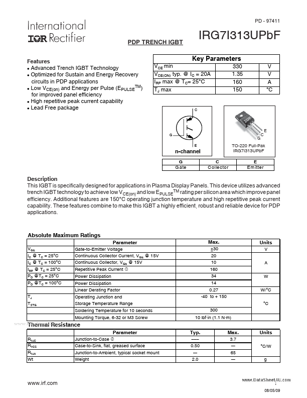 IRG7I313UPBF