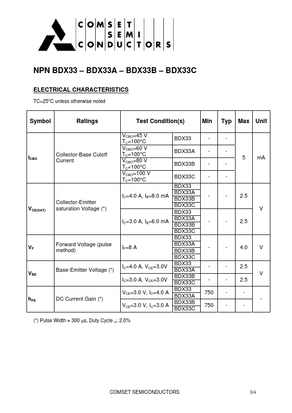 BDX33B