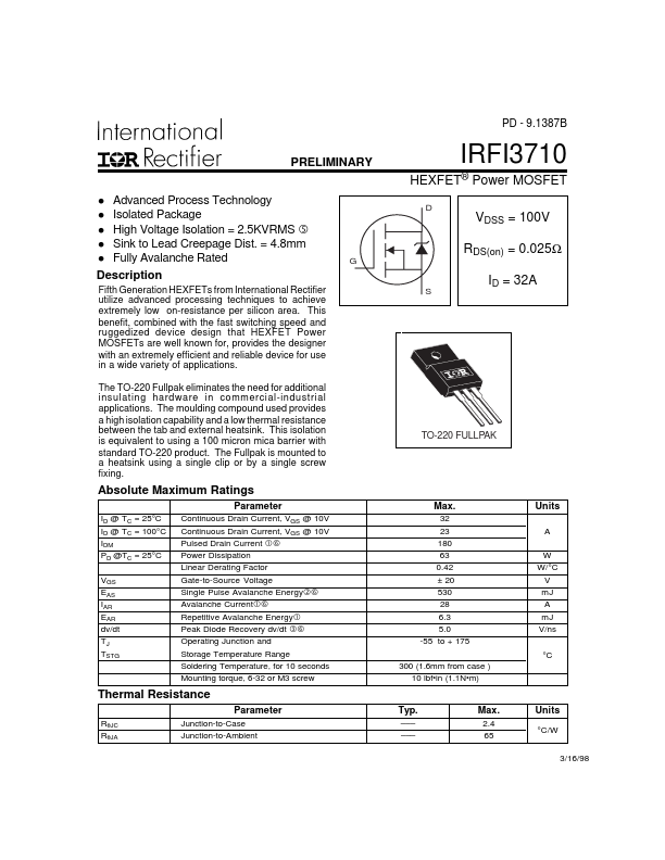 IRFI3710